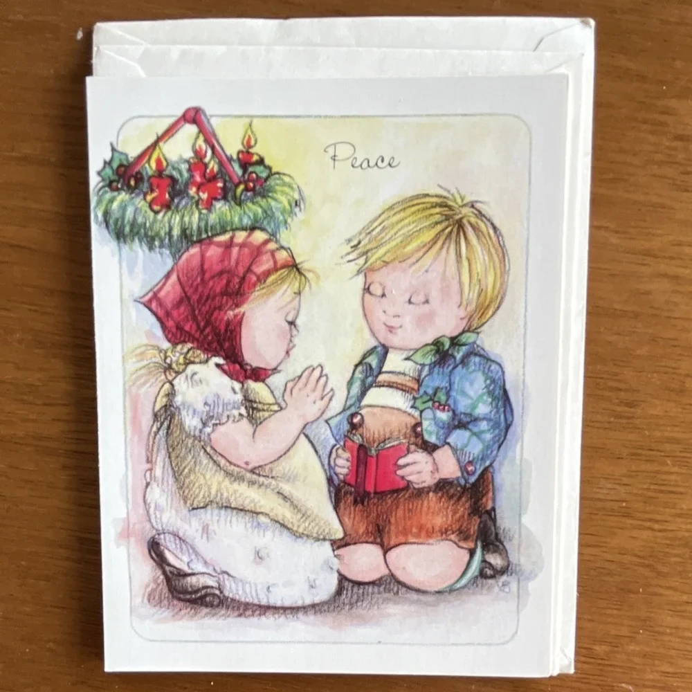 Children's Mission Fund Vintage Christmas‎ Greeting Cards Lot Assorted Designs